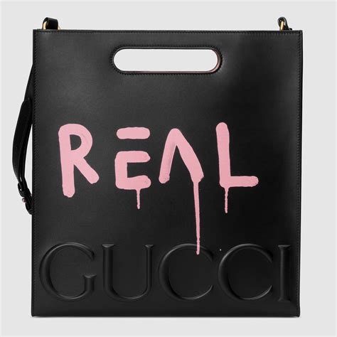 gucci ghost tote black|gucci tote with zipper.